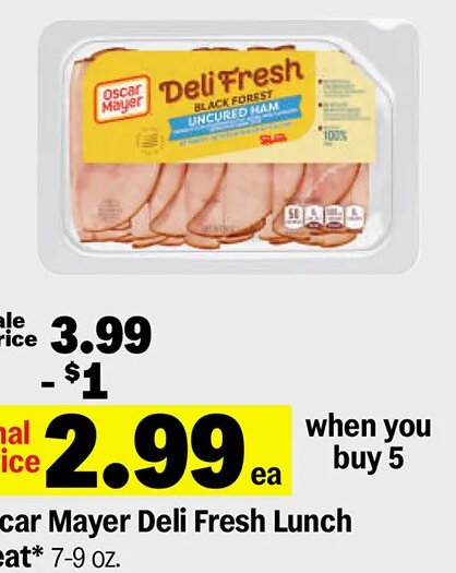 Oscar Mayer Deli Fresh Lunch Meat at Meijer
