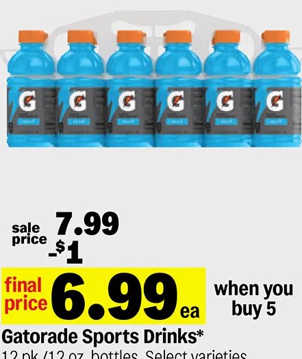 Gatorade Sports Drinks at Meijer