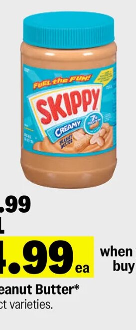 Skippy Peanut Butter at Meijer