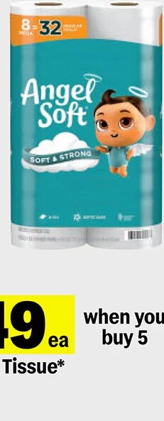 Angel Soft Bath Tissue* at Meijer