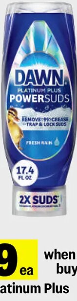 Dawn Dish Soap Platinum Plus EZ-Squeeze* at Meijer
