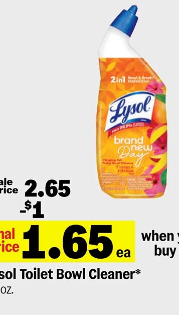 Lysol Toilet Bowl Cleaner*