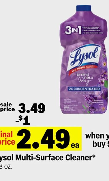 Lysol Multi-Surface Cleaner*