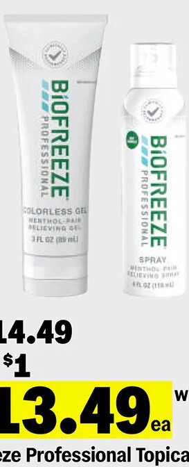 Biofreeze Professional Topical Pain Relief Products