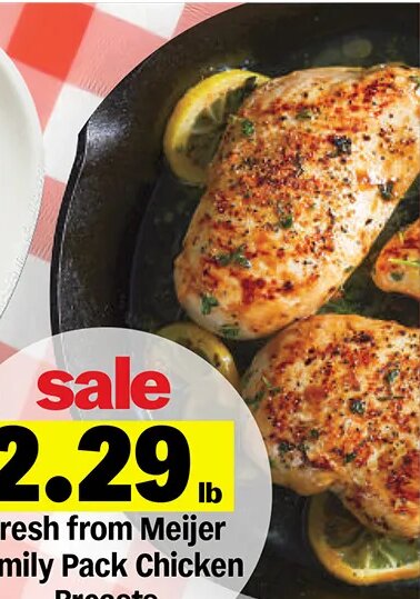 Fresh from Meijer Family Pack Chicken Breasts