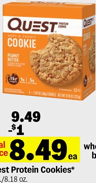 Quest Protein Cookies at Meijer