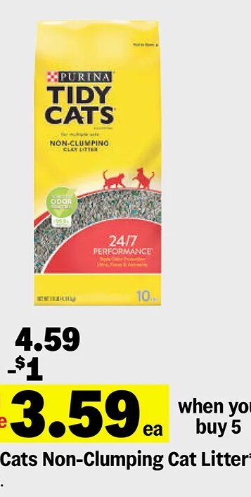 Tidy Cats Non-Clumping Cat Litter*