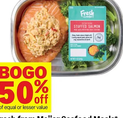 Fresh from Meijer Seafood Meals