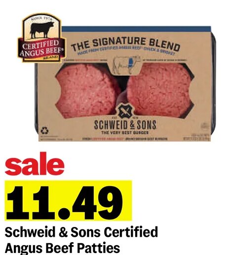 Schweid & Sons Certified Angus Beef Patties