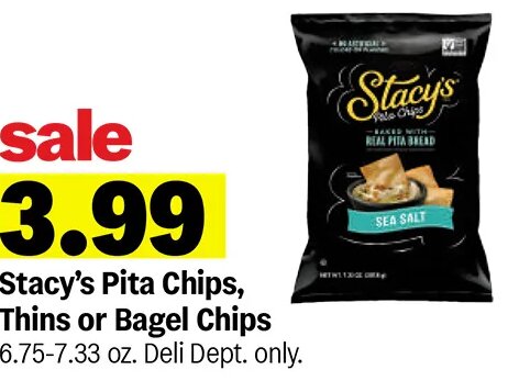 Stacy's Pita Chips, Thins or Bagel Chips at Meijer
