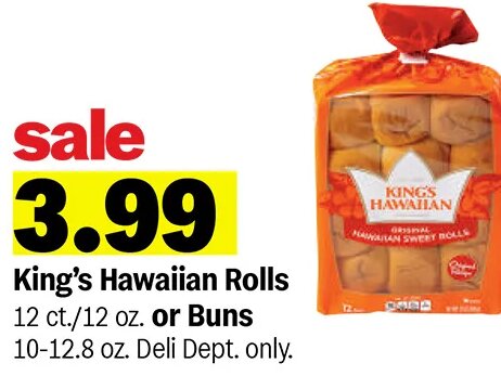 King's Hawaiian Rolls at Meijer