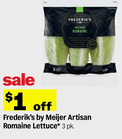 Frederik's by Meijer Artisan Romaine Lettuce