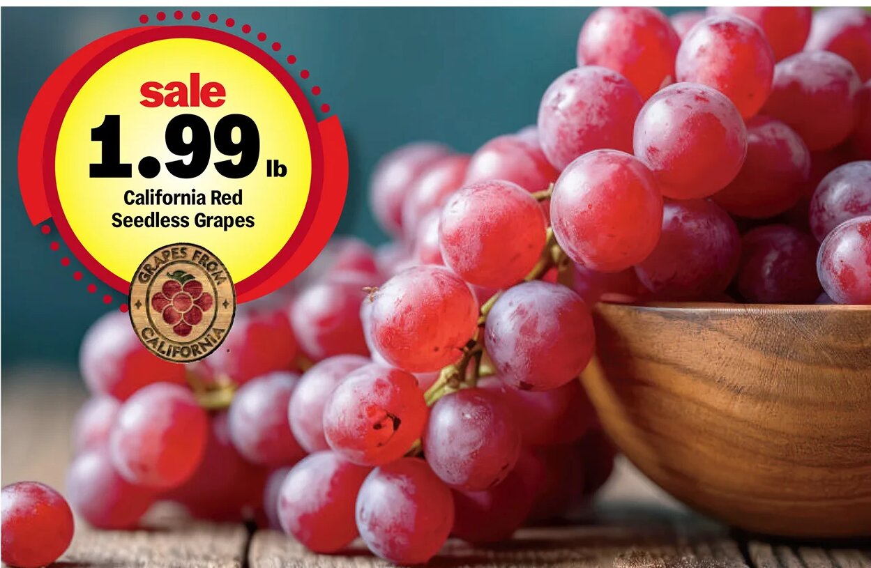 California Red Seedless Grapes at Meijer