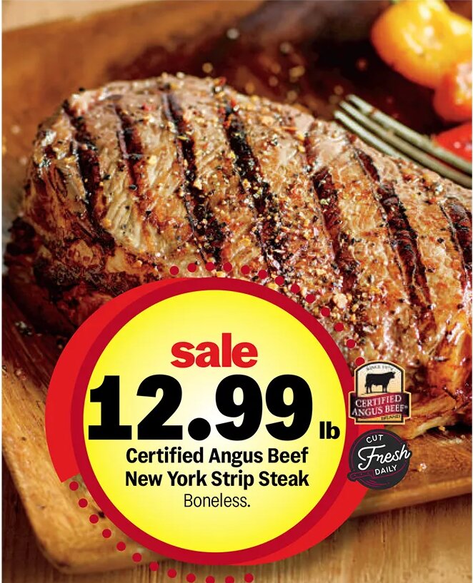 Certified Angus Beef New York Strip Steak