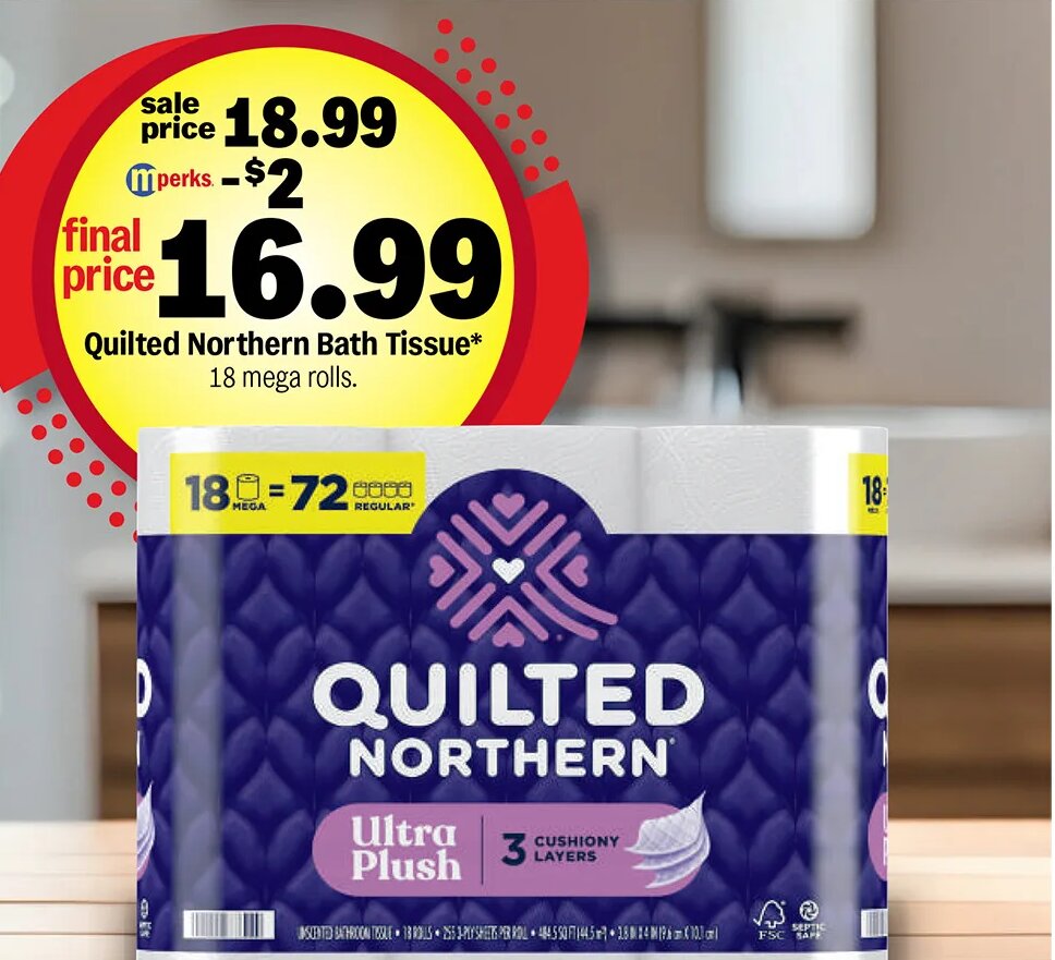 Quilted Northern Bath Tissue at Meijer