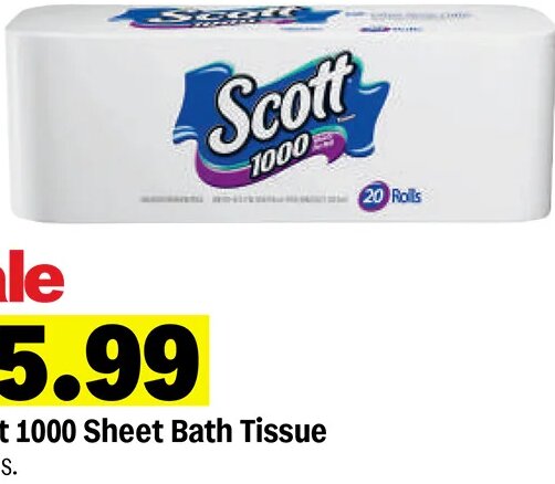 Scott 1000 Sheet Bath Tissue at Meijer