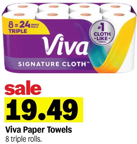 Viva Paper Towels at Meijer