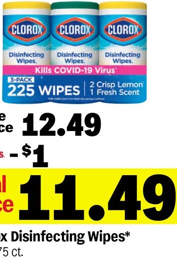 Clorox Disinfecting Wipes*