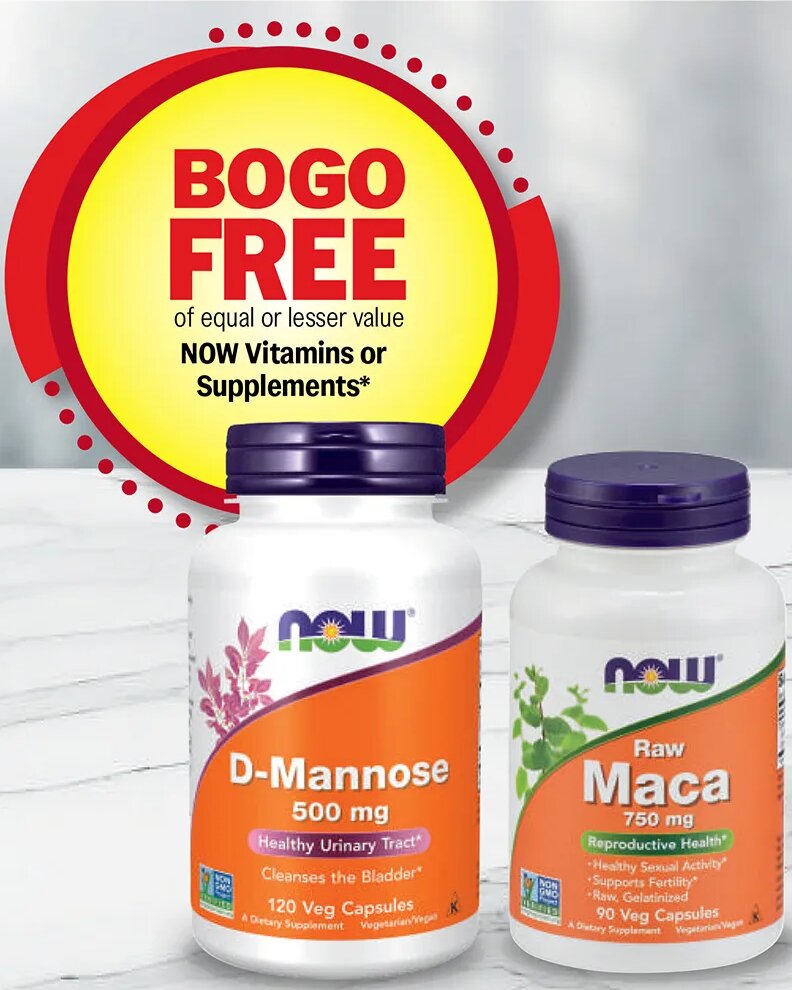 NOW Vitamins or Supplements