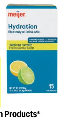 Meijer Hydration Products