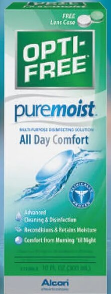 Opti-Free Puremoist Contact Lens Solution
