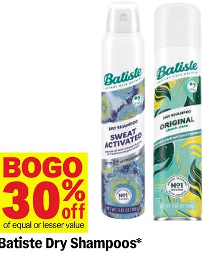 Batiste Dry Shampoos*