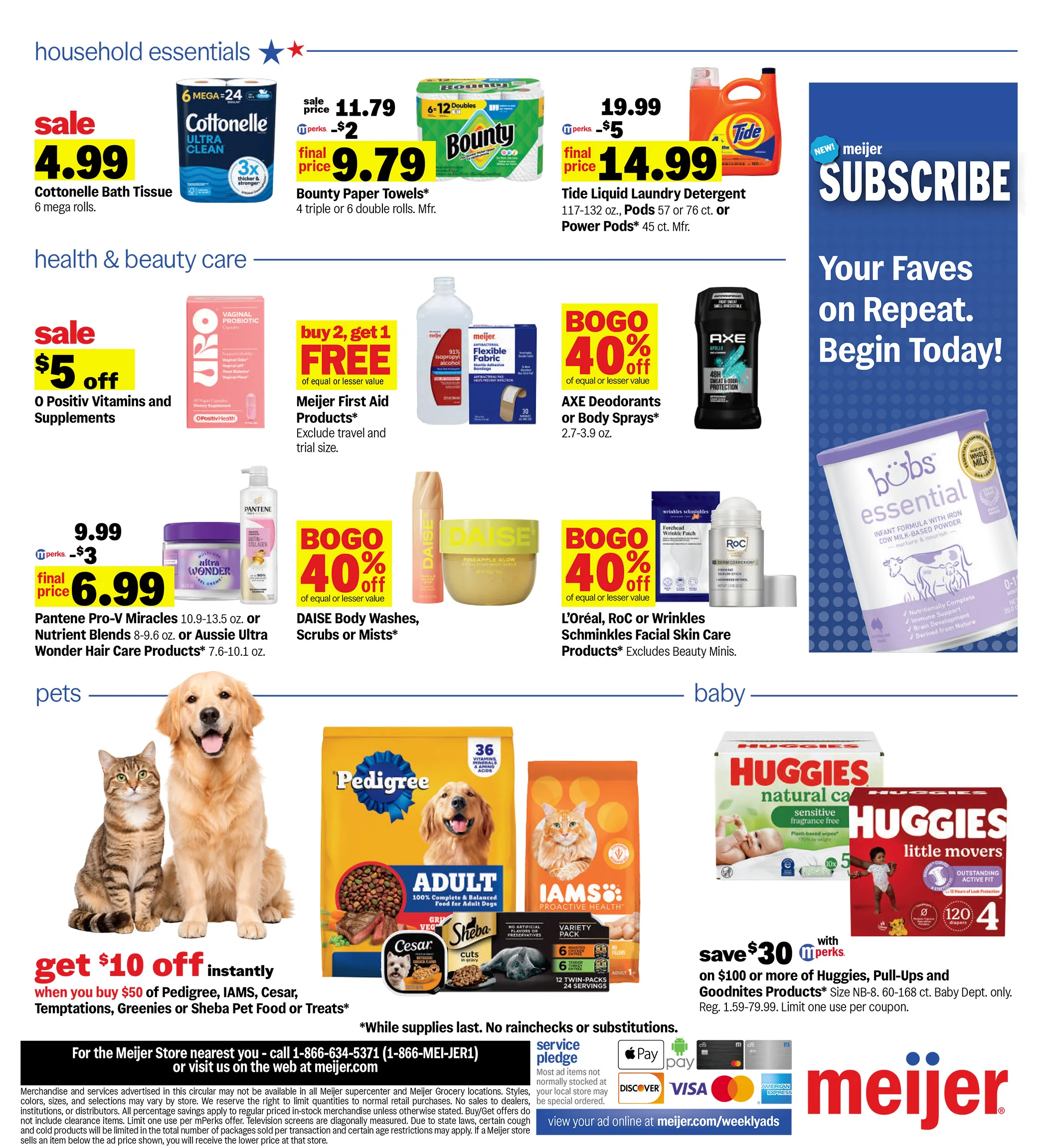 Meijer Weekly Ad Page 4