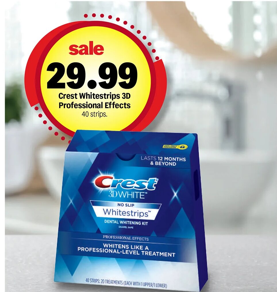 Crest Whitestrips 3D Professional Effects at Meijer