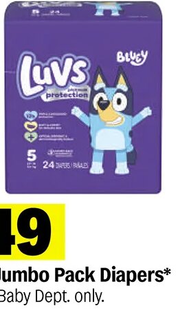Luvs Platinum Jumbo Pack Diapers
