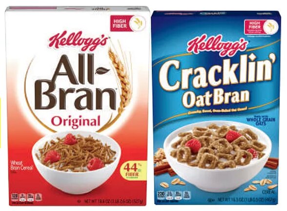 Kellogg's All Bran or Cracklin' Oat Bran at Meijer