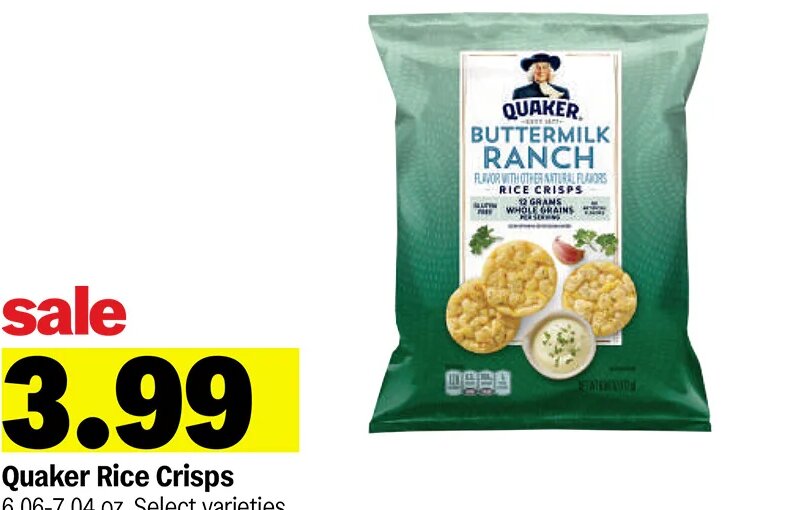 Quaker Rice Crisps at Meijer