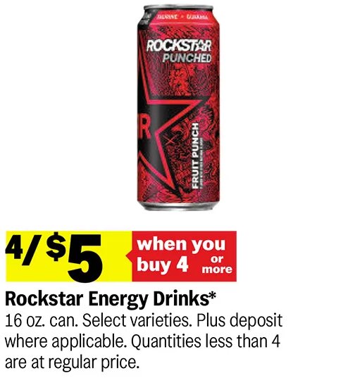 Rockstar Energy Drinks* at Meijer