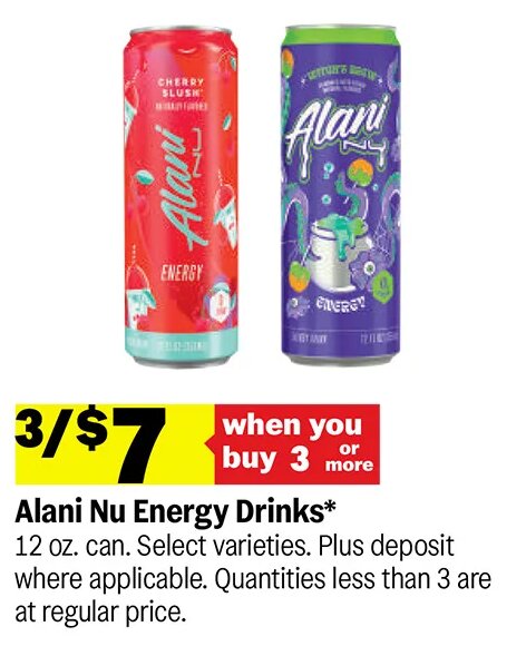 Alani Nu Energy Drinks* at Meijer