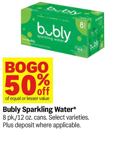Bubly Sparkling Water*