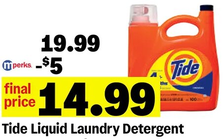 Tide Liquid Laundry Detergent at Meijer