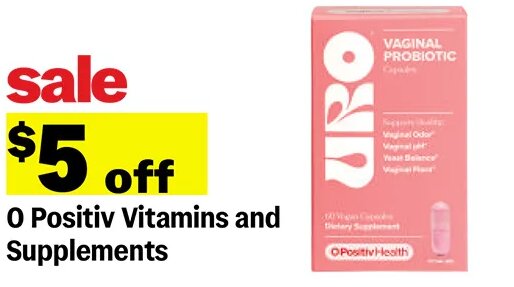 O Positiv Vitamins and Supplements