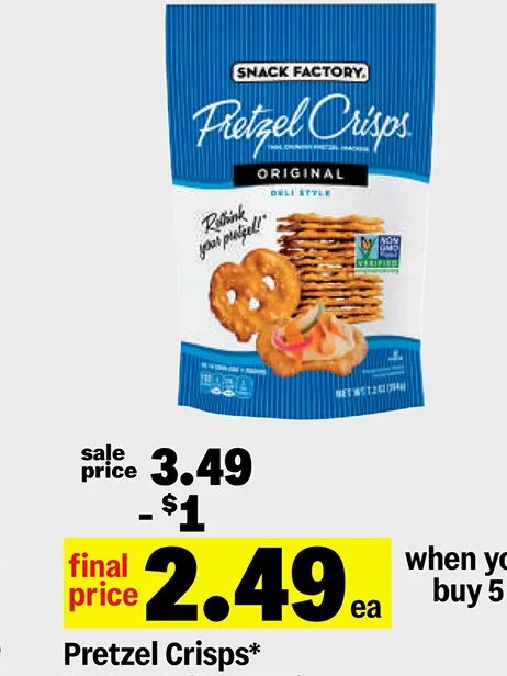 Pretzel Crisps at Meijer