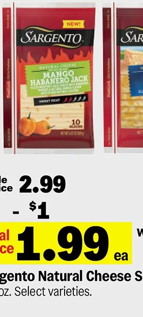 Sargento Natural Cheese Slices