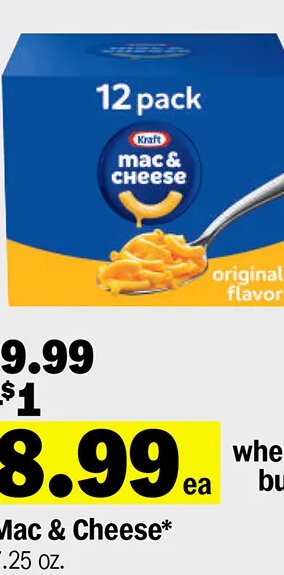 Kraft Mac & Cheese at Meijer