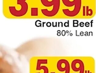 Ground Beef 80% Lean at Piggly Wiggly