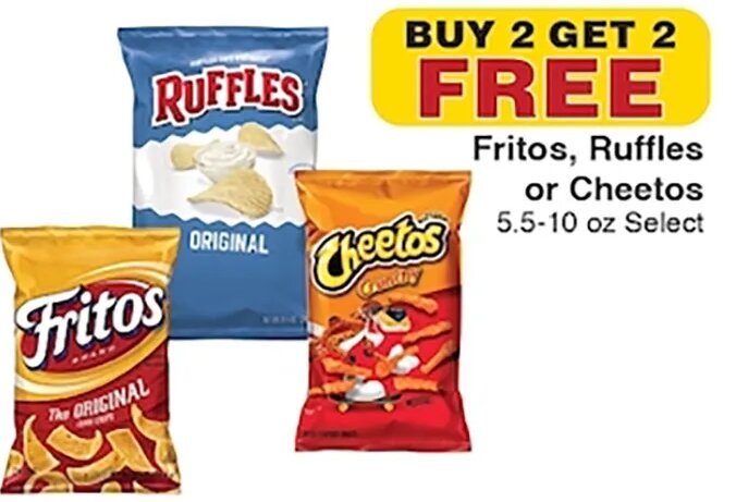 Fritos, Ruffles or Cheetos