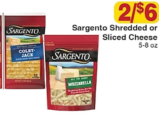 Sargento Shredded or Sliced Cheese at Piggly Wiggly