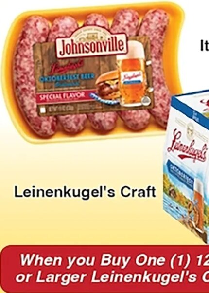 Johnsonville Brats or Italian Sausage at Piggly Wiggly