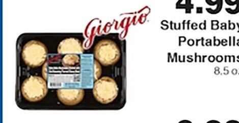 Stuffed Baby Portabella Mushrooms