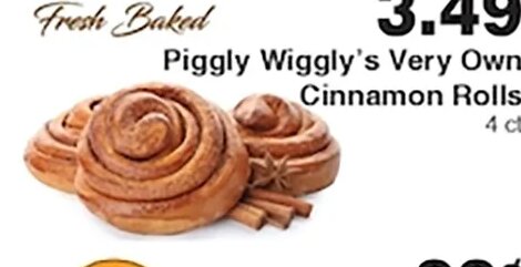 Piggly Wiggly Very Own Cinnamon Rolls