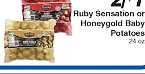 Ruby Sensation or Honeygold Baby Potatoes at Piggly Wiggly