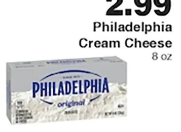 Philadelphia Cream Cheese at Piggly Wiggly