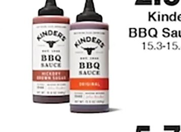 Kinder's BBQ Sauce at Piggly Wiggly