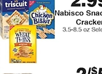 Nabisco Snack Crackers at Piggly Wiggly