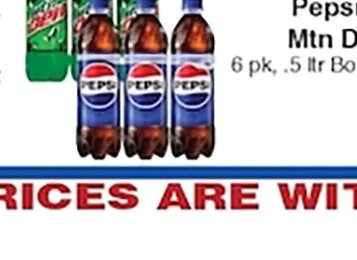 Pepsi or Mtn Dew